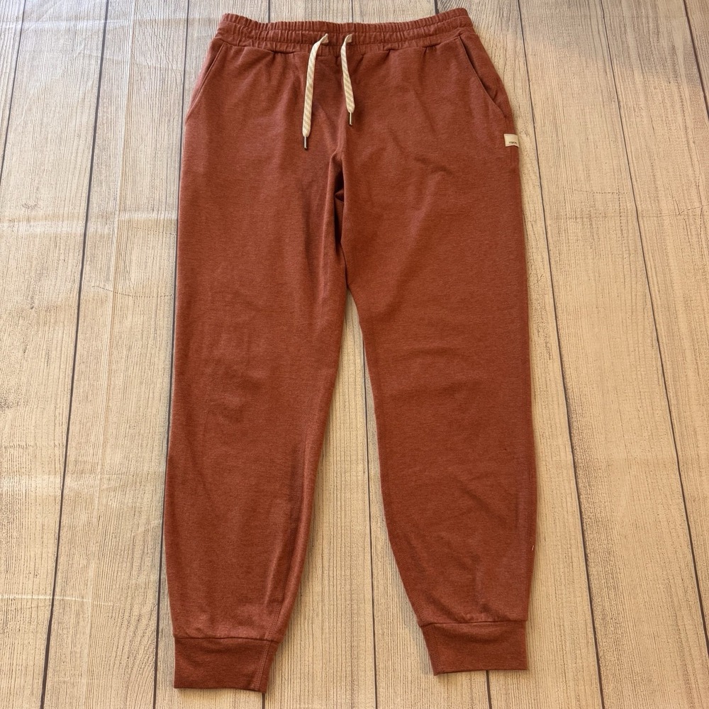 Vuori Performance Jogger Womens Redish Orange Cropped Sweatpants Size XS VW303